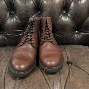 Brown Vagabond Lace-up Boots